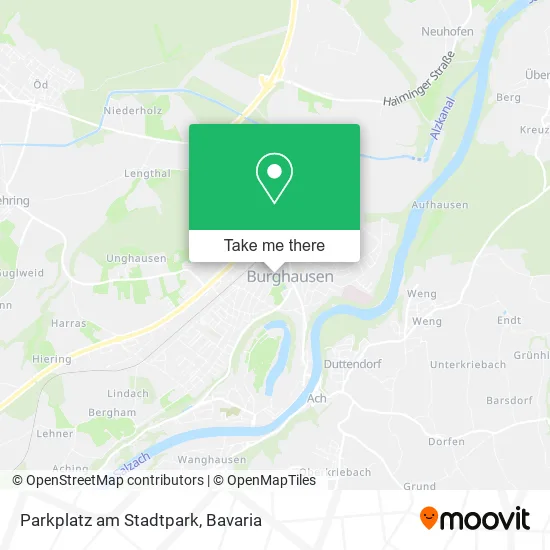 Карта Parkplatz am Stadtpark
