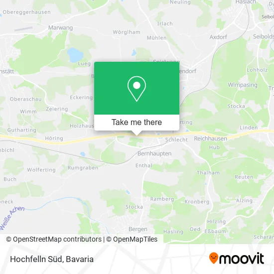 Карта Hochfelln Süd