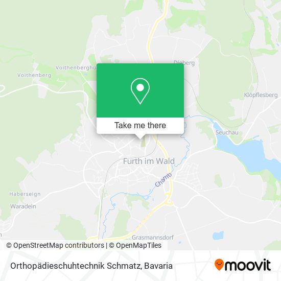 Orthopädieschuhtechnik Schmatz map