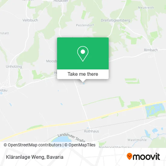 Карта Kläranlage Weng