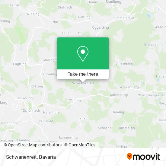 Карта Schwanenreit