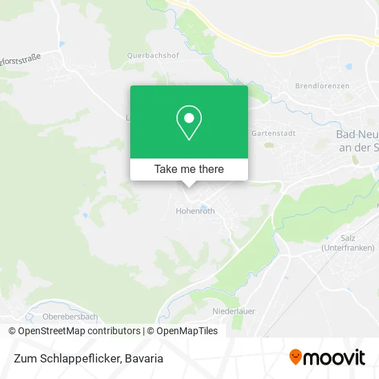 Карта Zum Schlappeflicker