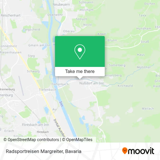 Radsportreisen Margreiter map