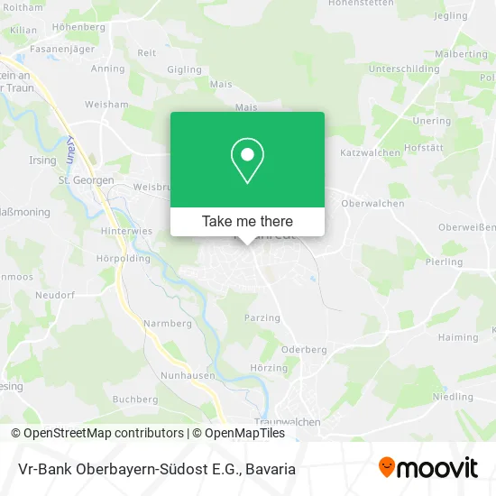 Карта Vr-Bank Oberbayern-Südost E.G.