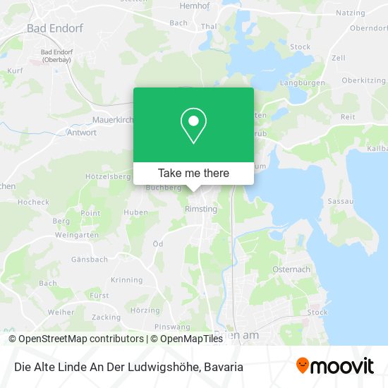 Карта Die Alte Linde An Der Ludwigshöhe