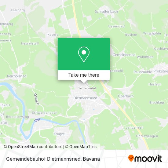 Gemeindebauhof Dietmannsried map