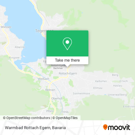 Карта Warmbad Rottach Egern