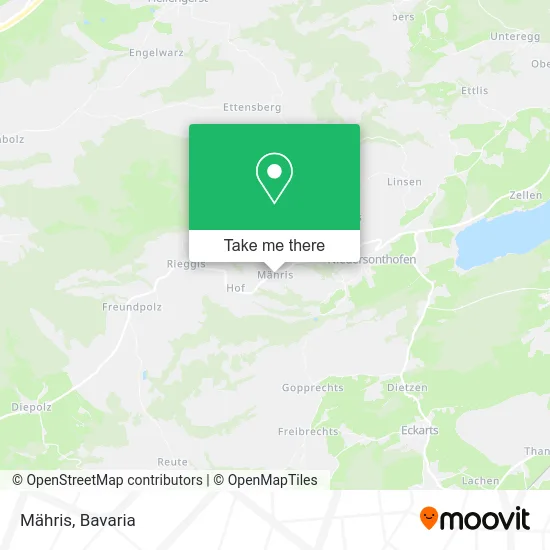 Карта Mähris