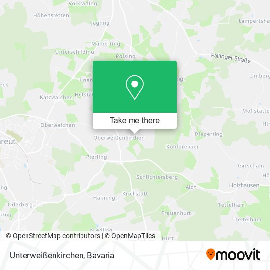 Unterweißenkirchen map