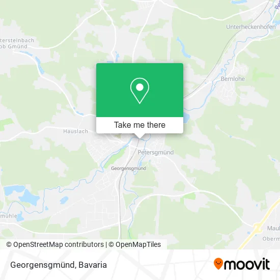 Карта Georgensgmünd