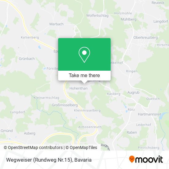 Wegweiser (Rundweg Nr.15) map