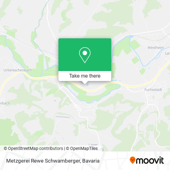 Metzgerei Rewe Schwamberger map