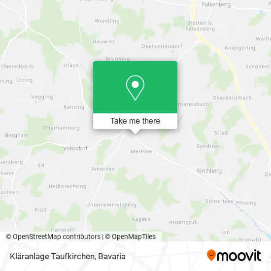 Карта Kläranlage Taufkirchen