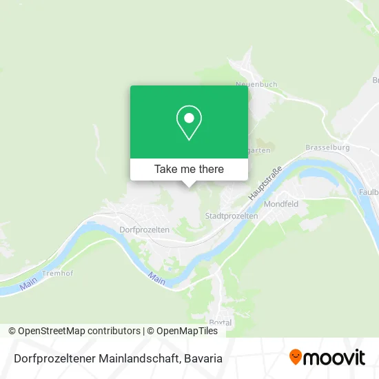 Карта Dorfprozeltener Mainlandschaft