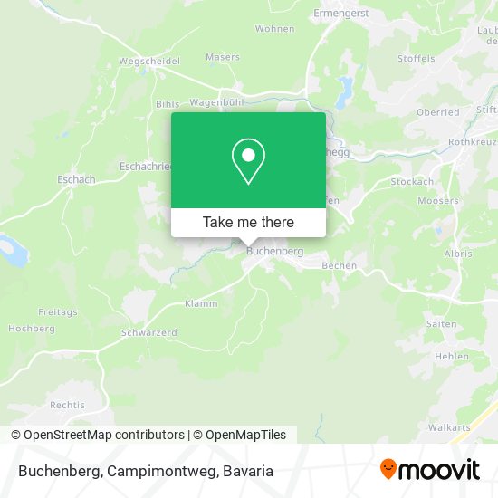 Карта Buchenberg, Campimontweg