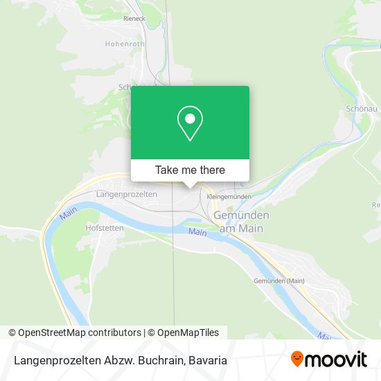 Langenprozelten Abzw. Buchrain map