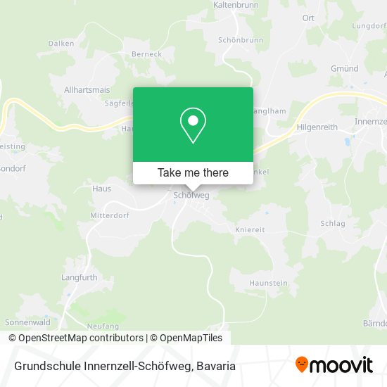 Grundschule Innernzell-Schöfweg map