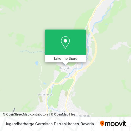 Карта Jugendherberge Garmisch-Partenkirchen