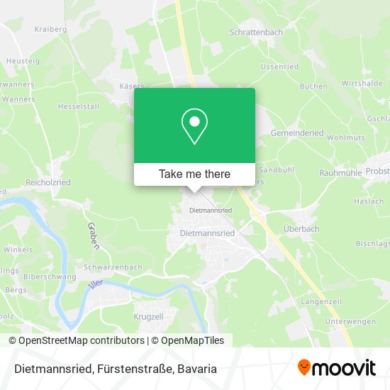 Dietmannsried, Fürstenstraße map