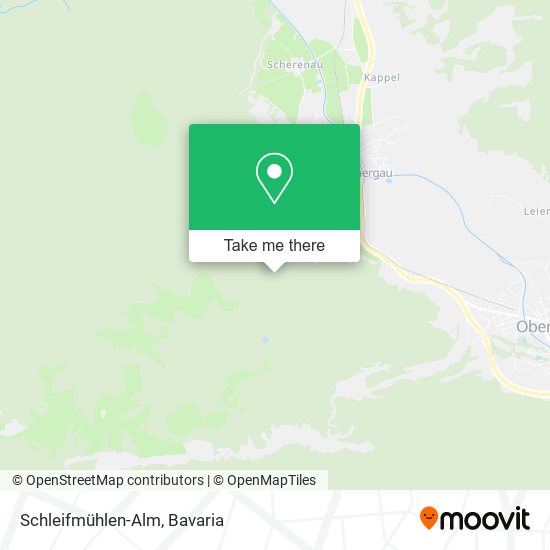 Schleifmühlen-Alm map