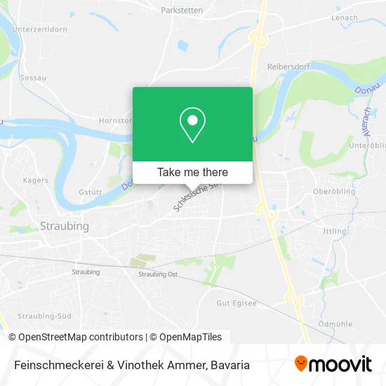 Карта Feinschmeckerei & Vinothek Ammer