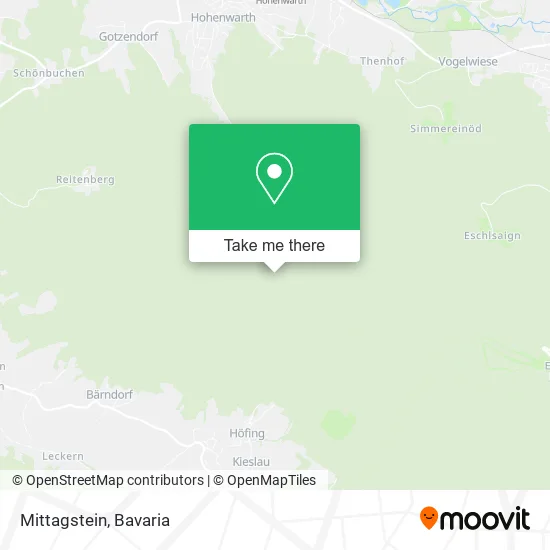 Карта Mittagstein