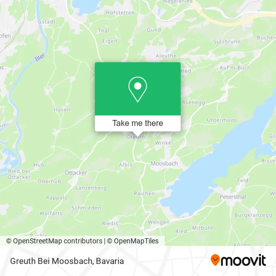 Карта Greuth Bei Moosbach