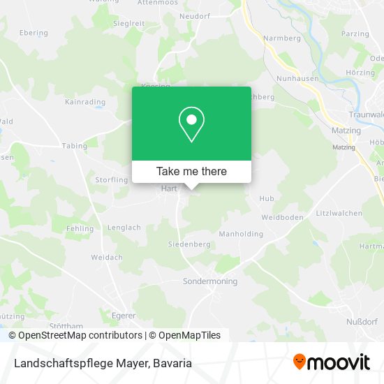 Landschaftspflege Mayer map
