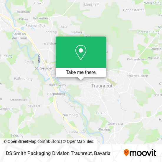 Карта DS Smith Packaging Division Traunreut