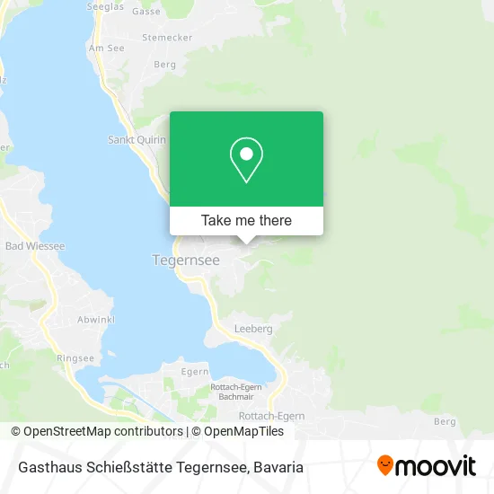 Карта Gasthaus Schießstätte Tegernsee
