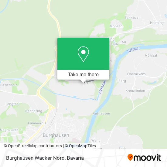 Карта Burghausen Wacker Nord