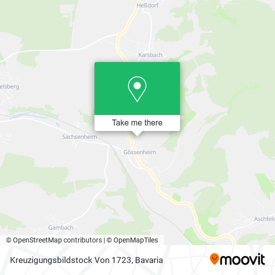 Kreuzigungsbildstock Von 1723 map