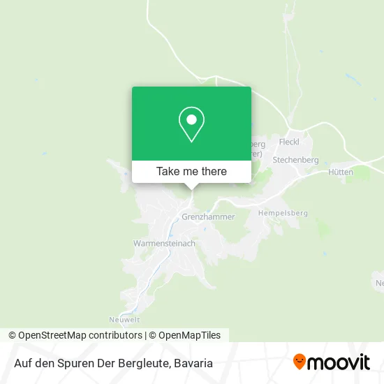 Карта Auf den Spuren Der Bergleute