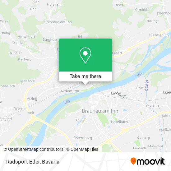 Карта Radsport Eder