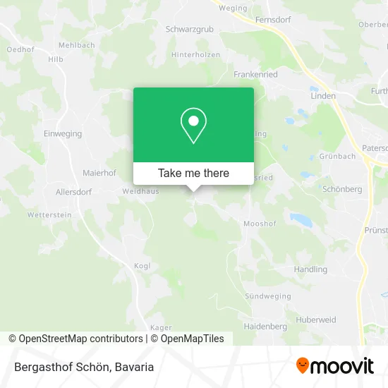Карта Bergasthof Schön