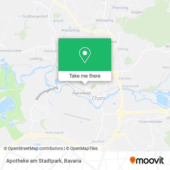 Apotheke am Stadtpark map