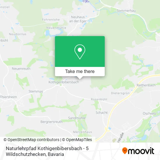 Карта Naturlehrpfad Kothigenbibersbach - 5 Wildschutzhecken