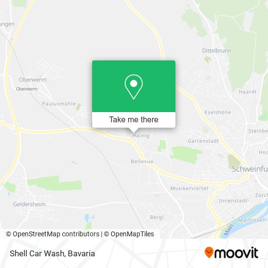 Карта Shell Car Wash