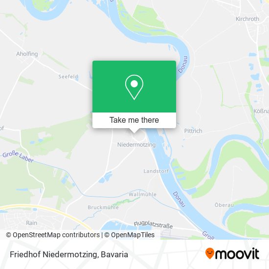 Friedhof Niedermotzing map