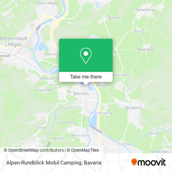 Alpen-Rundblick Mobil Camping map
