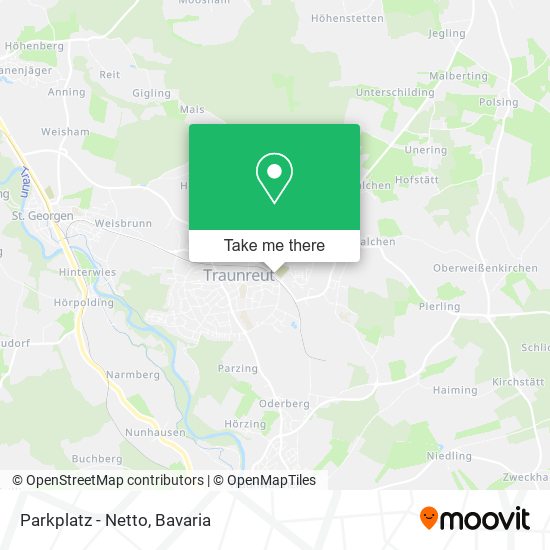 Parkplatz - Netto map