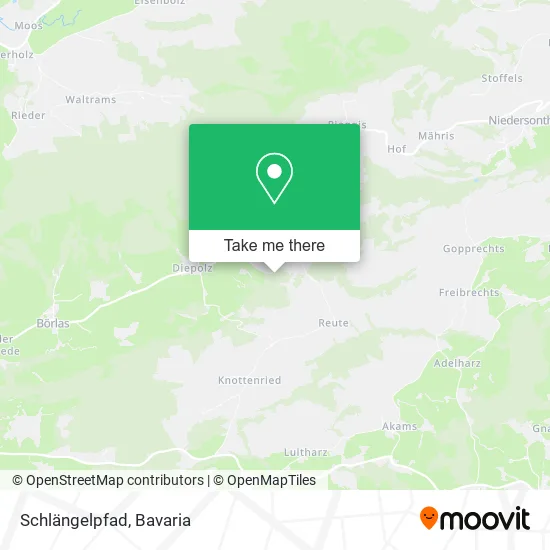 Карта Schlängelpfad