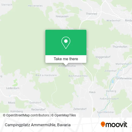 Карта Campingplatz Ammermühle