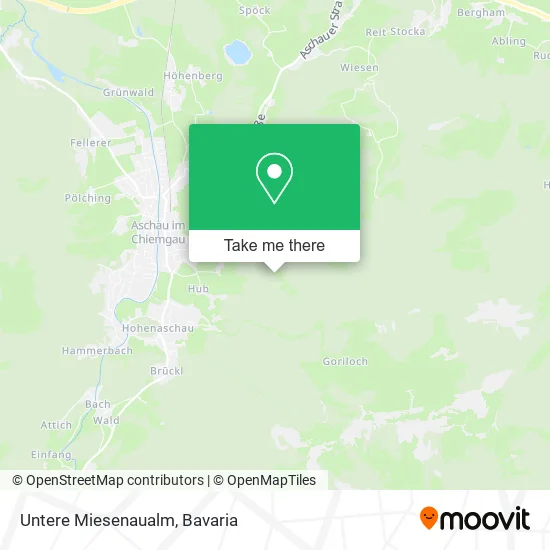 Карта Untere Miesenaualm