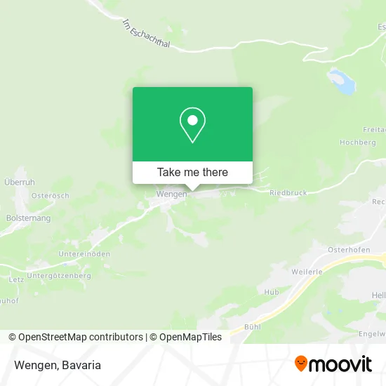 Карта Wengen