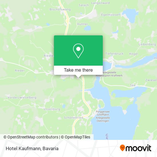 Hotel Kaufmann map