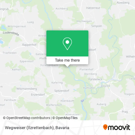 Карта Wegweiser (Ilzrettenbach)