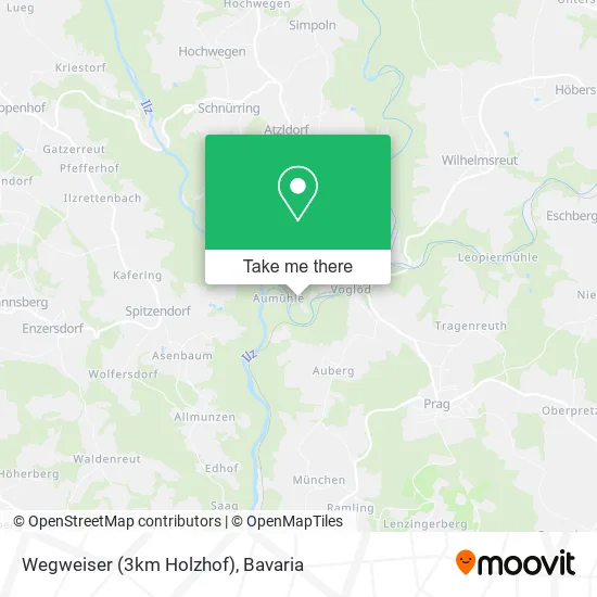Карта Wegweiser (3km Holzhof)