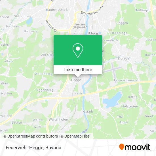 Карта Feuerwehr Hegge