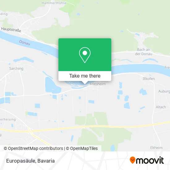 Карта Europasäule